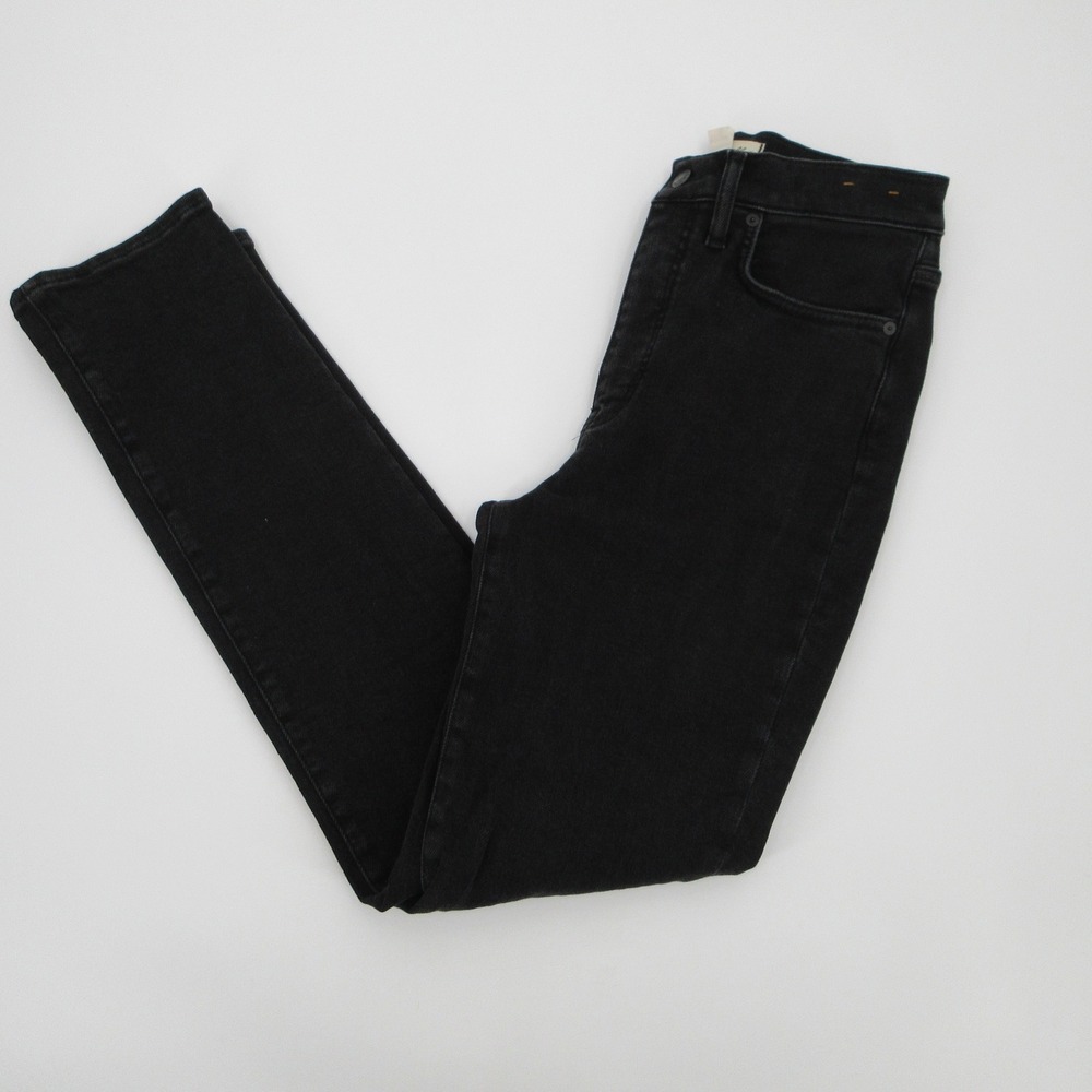 Madewell High Rise Skinny Jeans Womens 29 Black Stretch Denim Pants